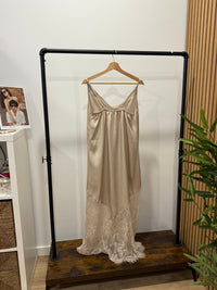 Vestido Comprido Renda | Alças Finas - GRINE