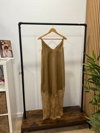 Vestido Comprido Renda | Alças Finas - GRINE