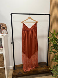 Vestido Comprido Renda | Alças Finas - GRINE