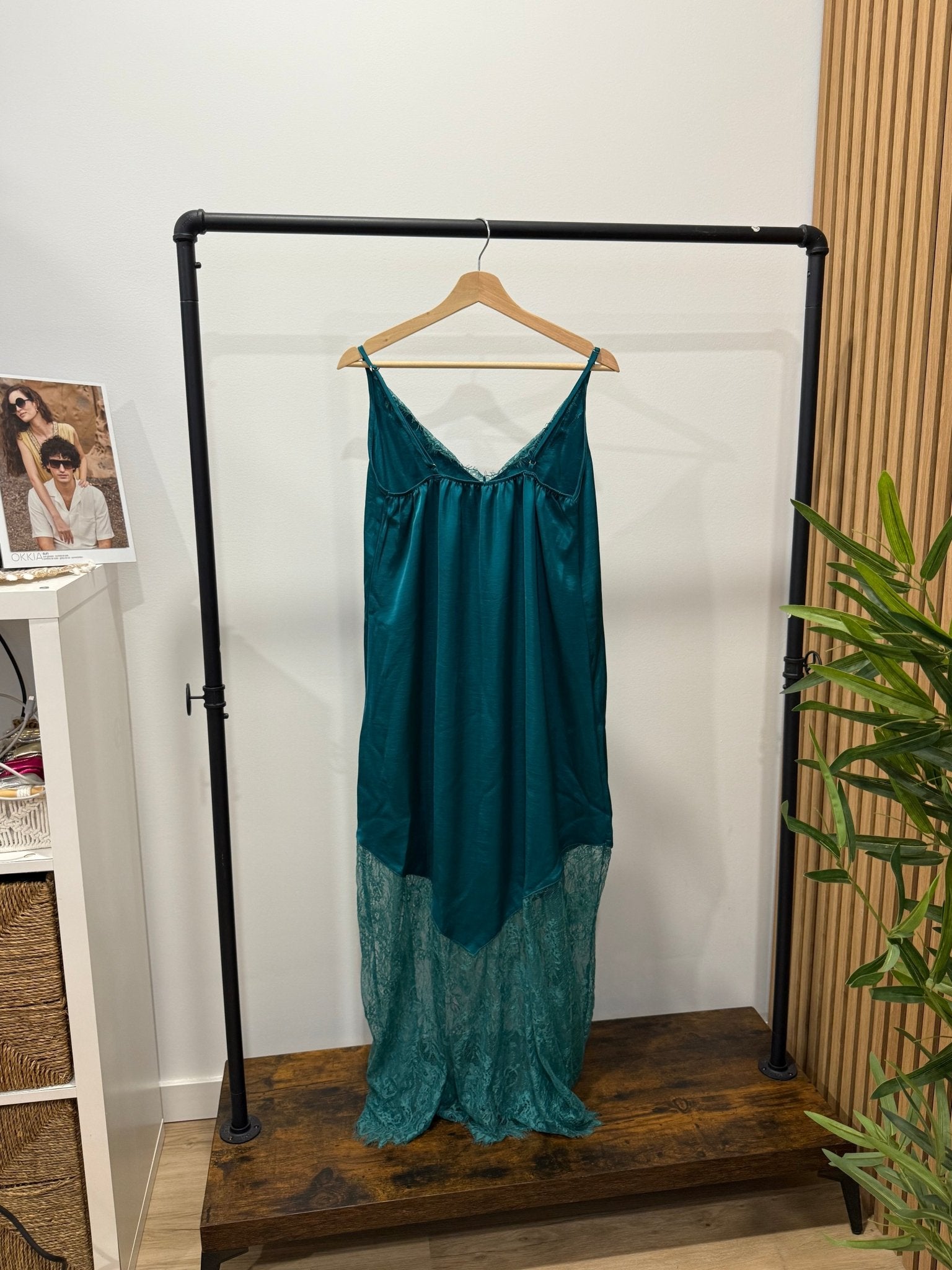 Vestido Comprido Renda | Alças Finas - GRINE