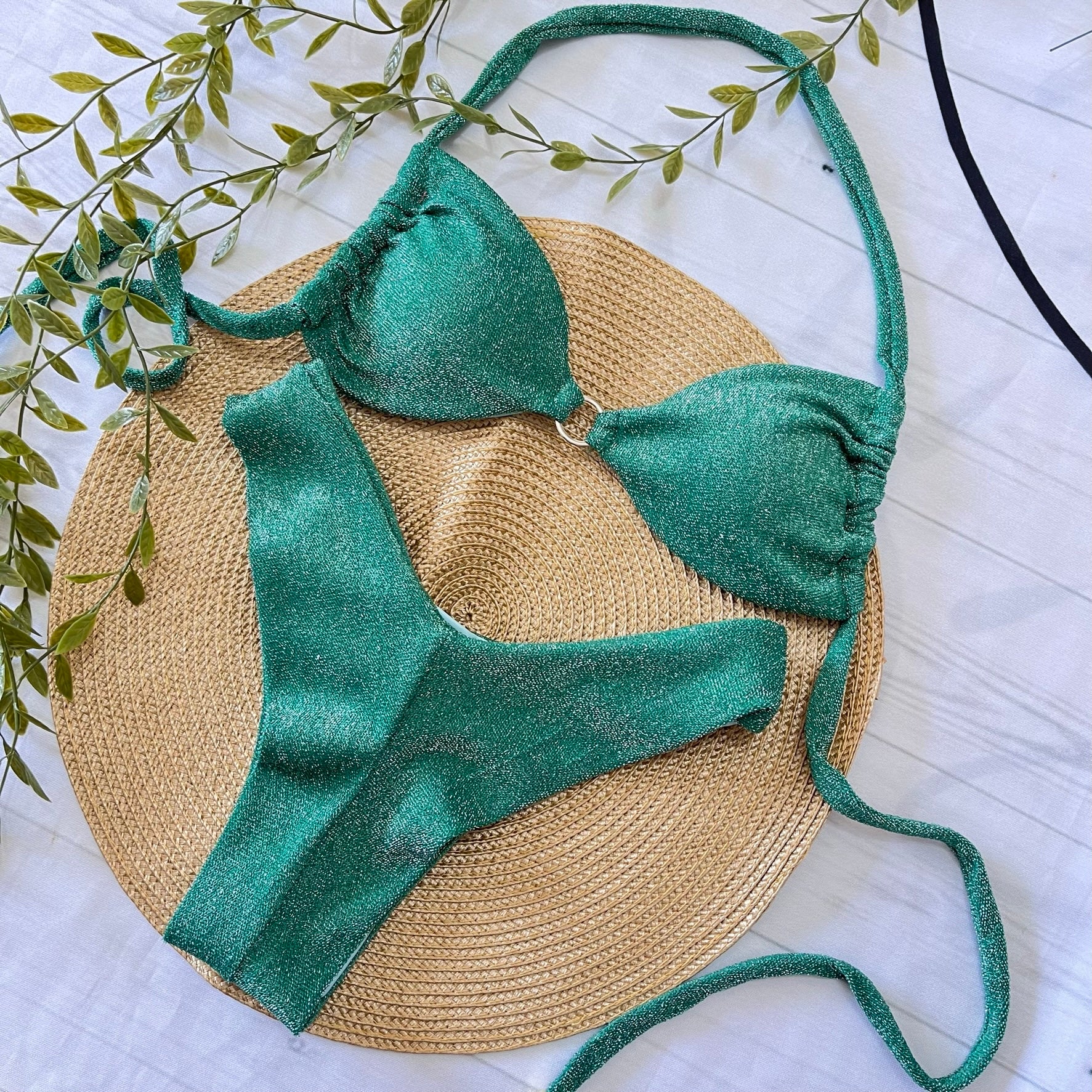 Biquini Lurex | Verde