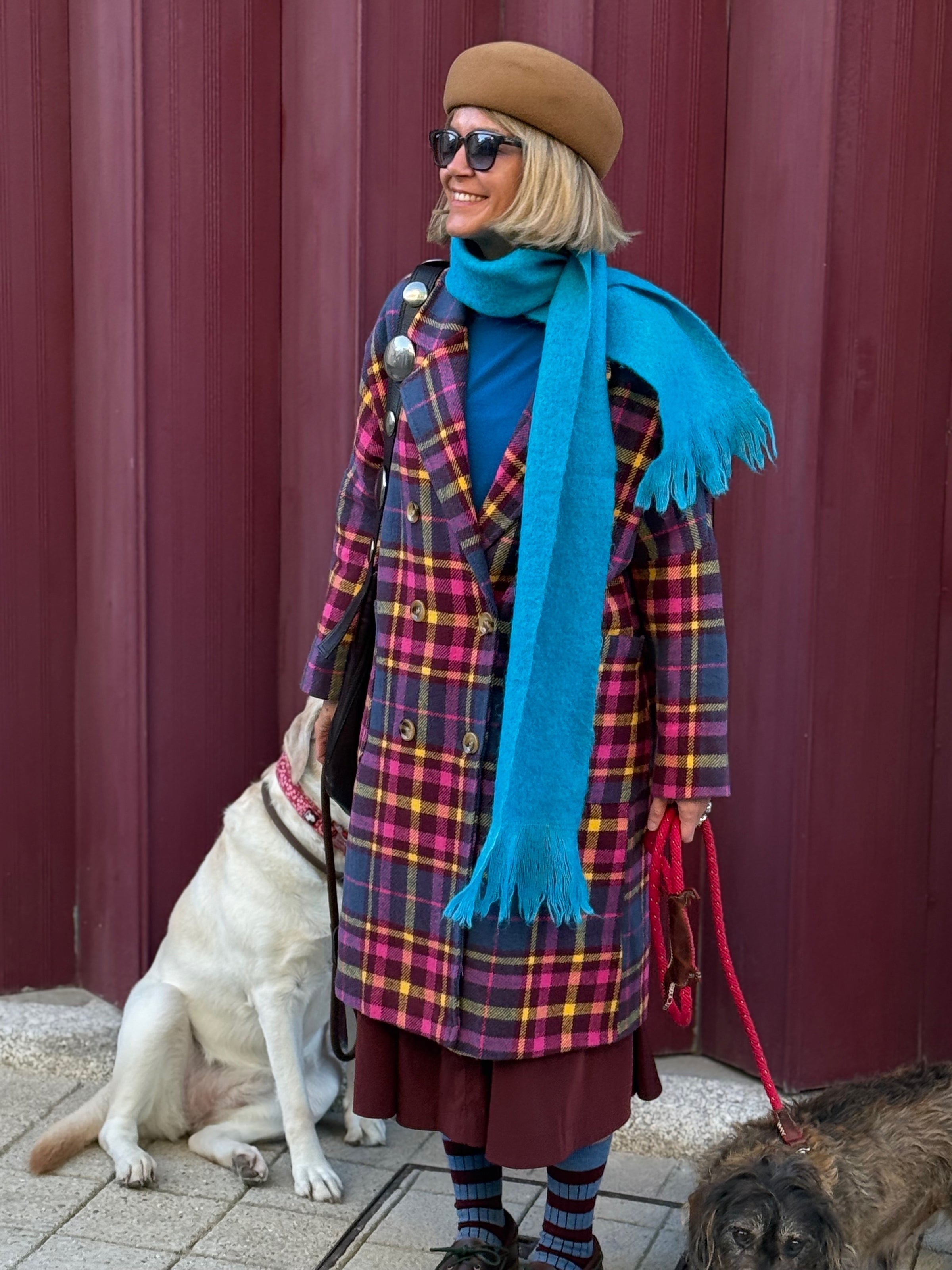 Casaco Comprido Xadrez Colorido