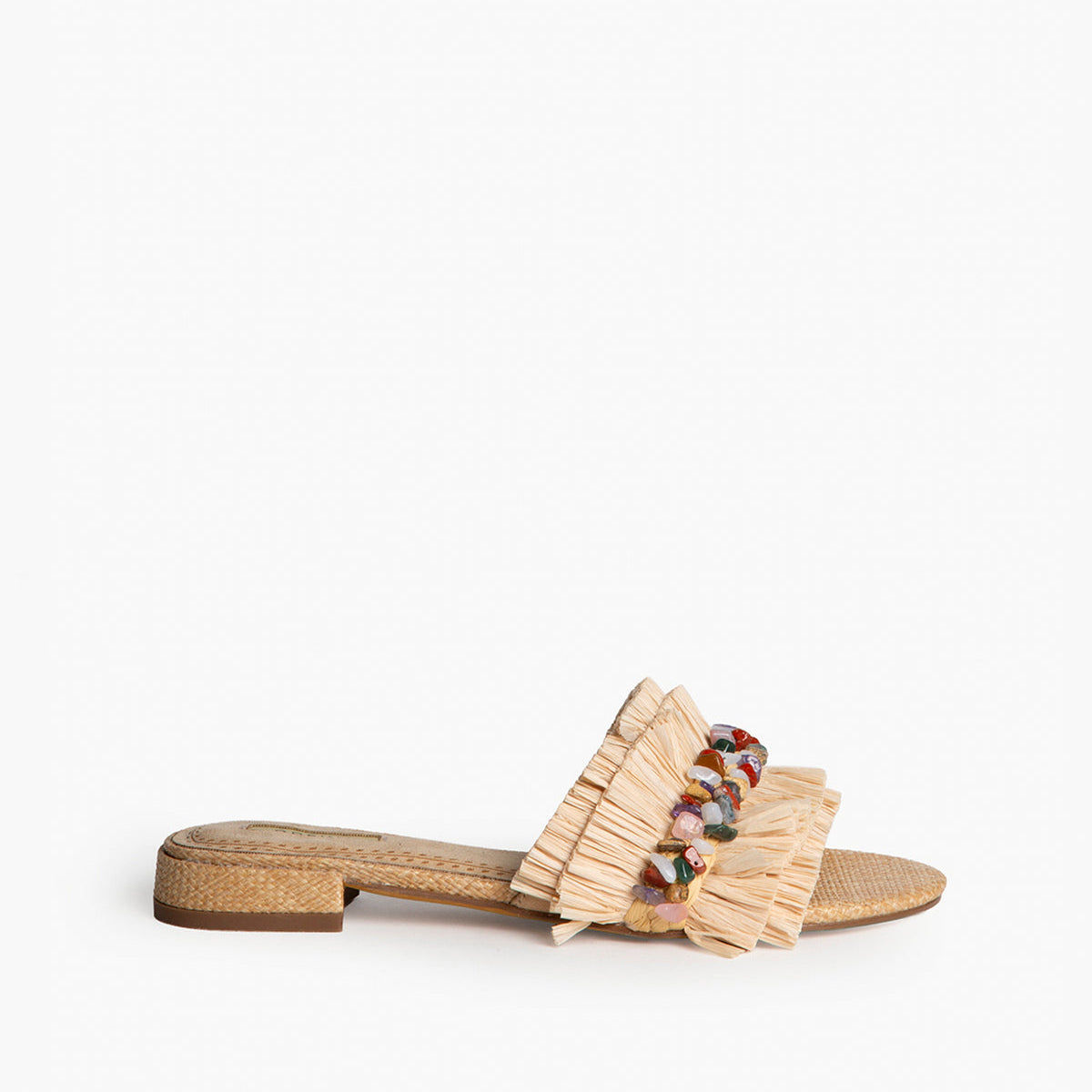 Sandálias Rasas Ráfia | Jada
