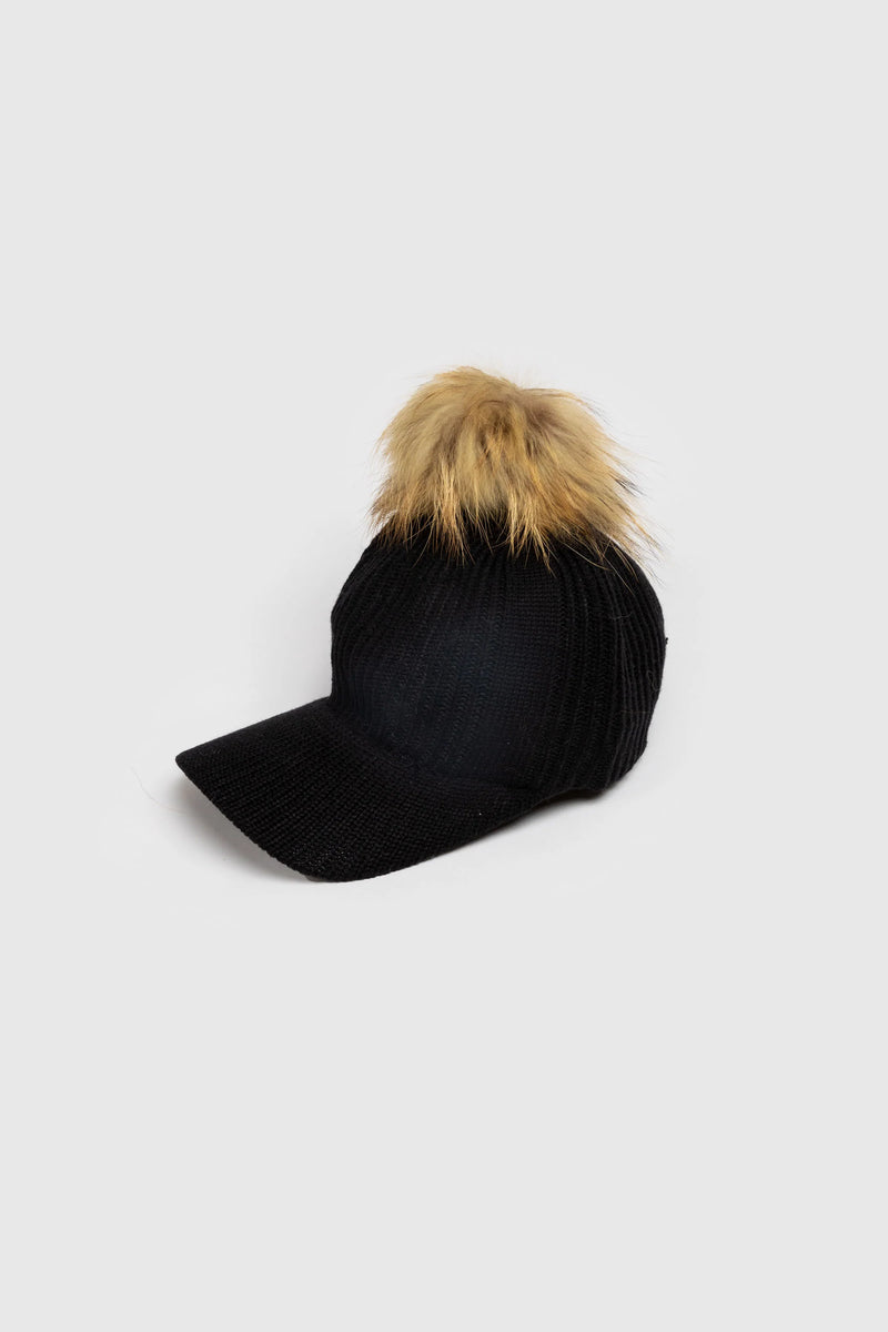 Boné Pompom | Preto