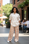 Camisa de baile - Perla y Beige 