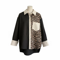 Camisa Larga Animal Print
