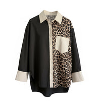 Camisa Larga Animal Print