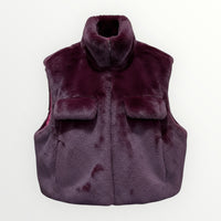 Colete Curto Pêlo Macio
