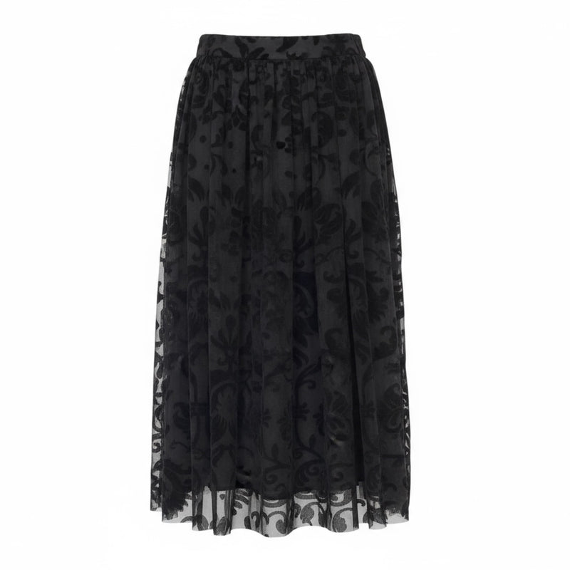 SHORT SKIRT ROLLS (BLACK) | SORA