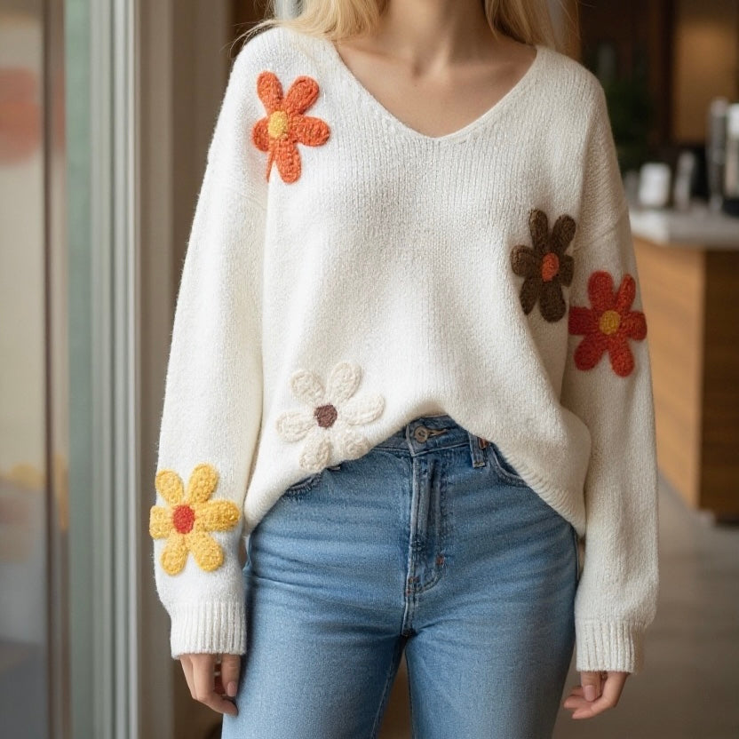 Camisola de Malha | Flower