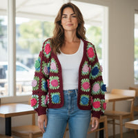 Casaco de Malha HandMade | Flowers