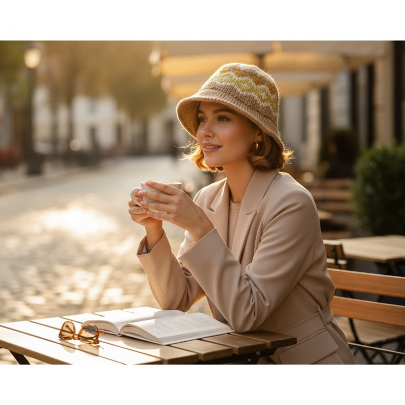 Chapéu - Gorro Malha (Camel) | Zilah