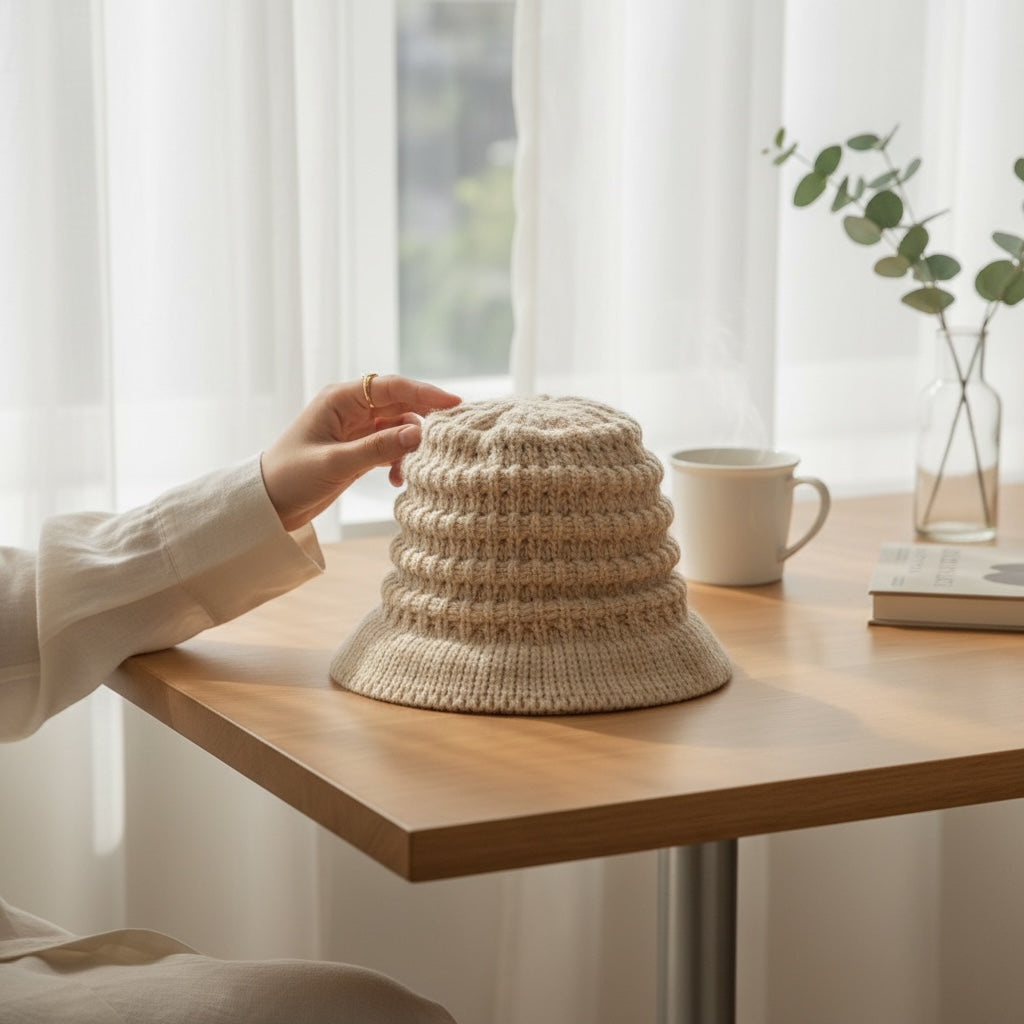 Gorro Malha (Beige) | Ada