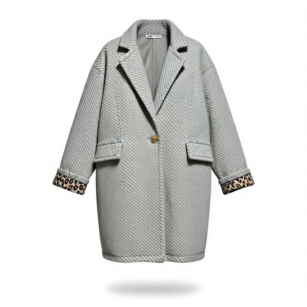 Casaco De Lã  - Cinzento