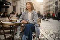 Casaco De Lã  - Cinzento