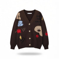 STARS CAMEL KNITTED SWEATSHIRT | NALA