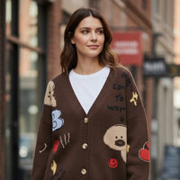 STARS CAMEL KNITTED SWEATSHIRT | NALA