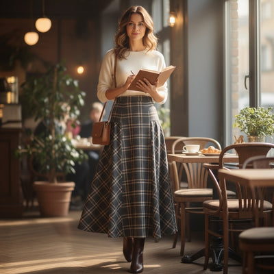 SHORT SKIRT ROLLS (BLACK) | SORA