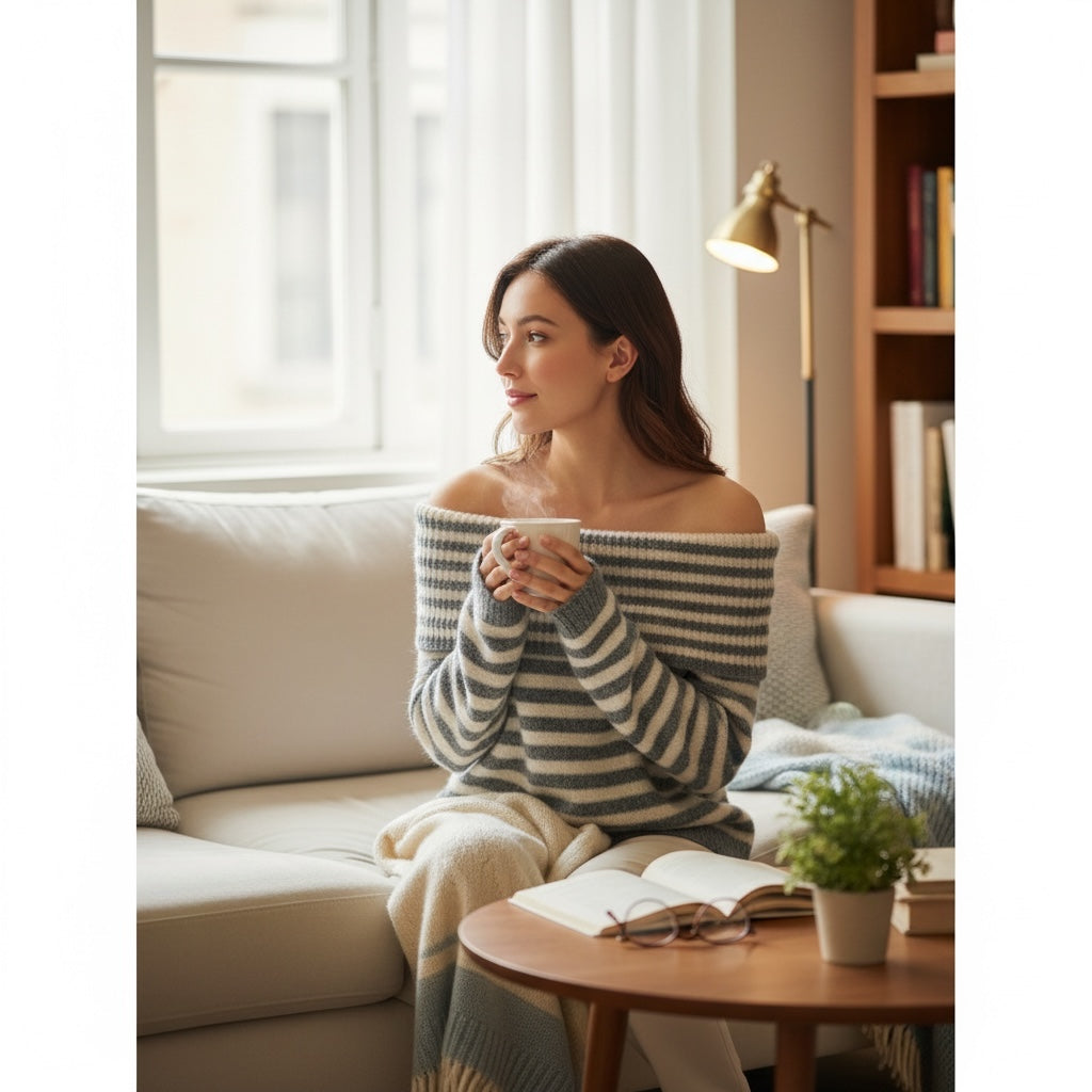 Camisola de Malha Riscas | Mila