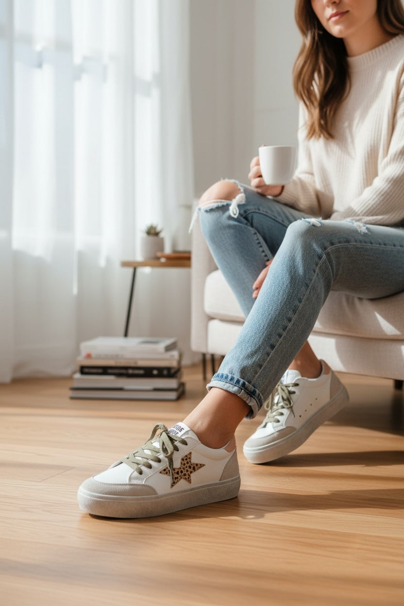 Sports Shoes | Vintage Pink Sneakers