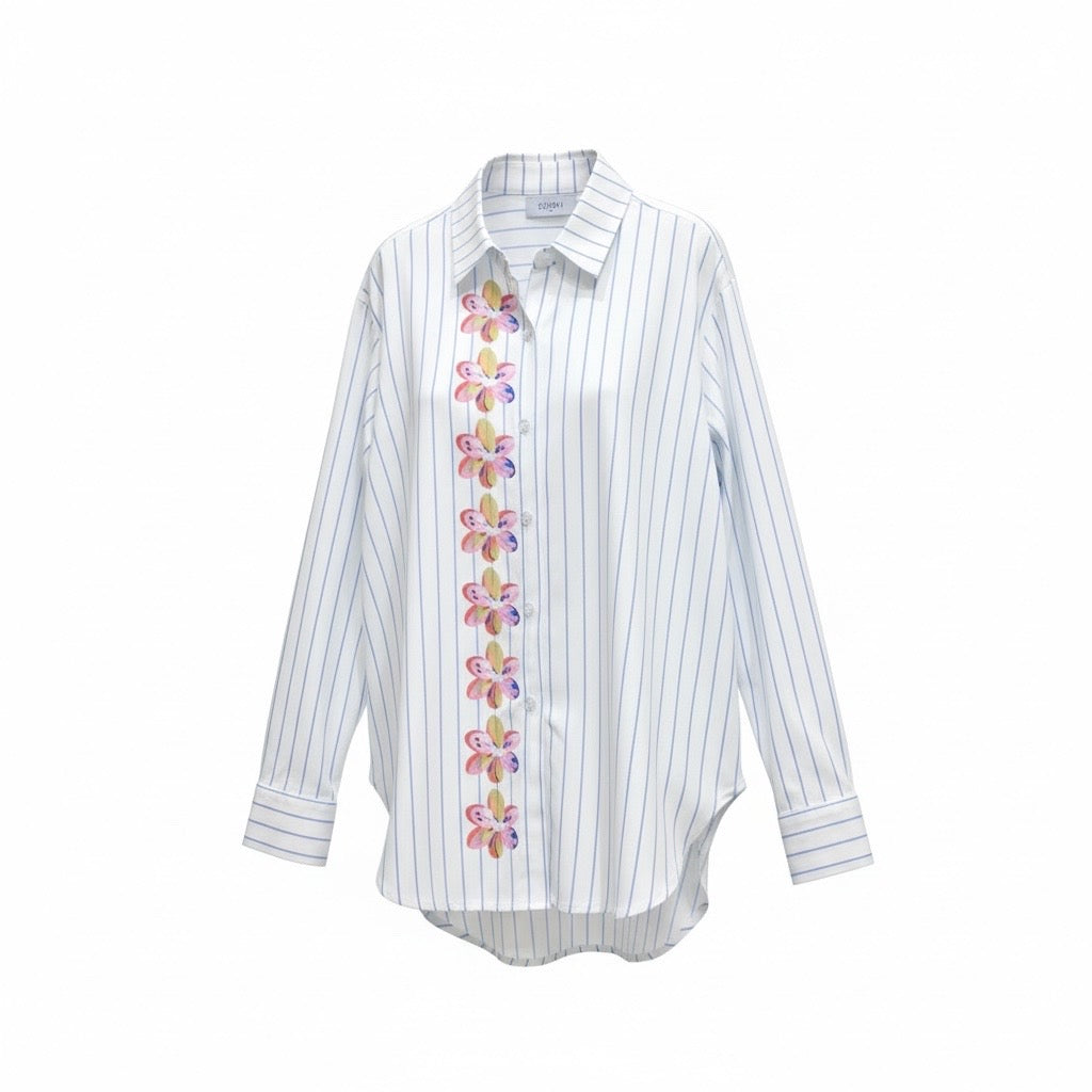 Camisa Riscas Florence