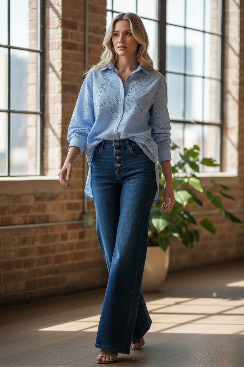 Camisa Bordada Sasha