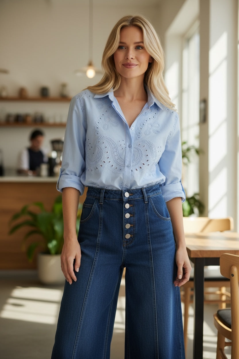 Camisa Bordada Sasha