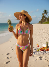 Biquíni Pineapple | Cortininha & Asa Delta | GRINE BEACHWEAR