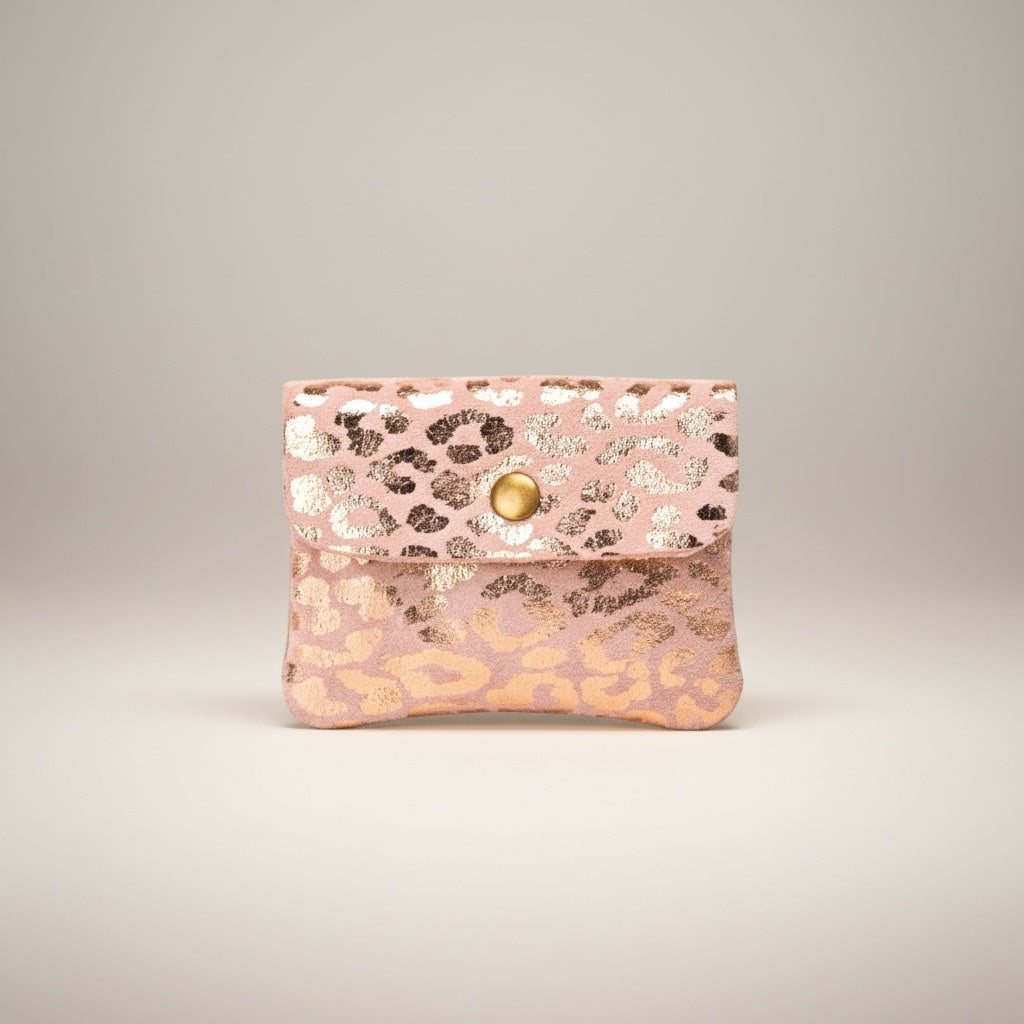 Animal print leather purse 2