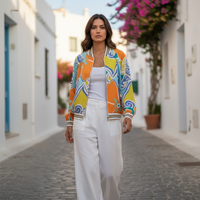 ANIMAL PRINT JACKET/BLAZER (FLUOR) | VIVIAN