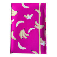 Canga Praia Brasil | Pareo Rosa Bananas Amarelas 145x100cm - GRINE