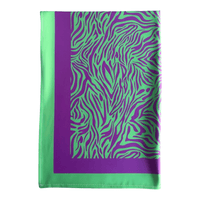 Canga Praia Brasil | Pareo Verde Animal Print 145x100cm - GRINE