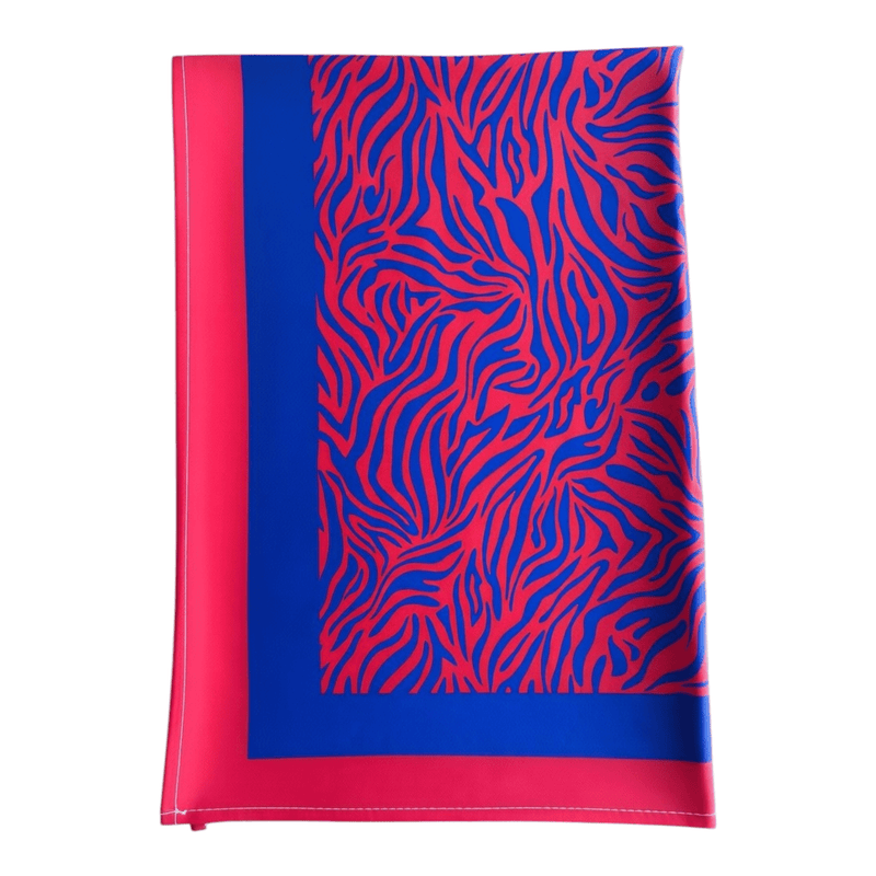 Canga Praia Brasil | Pareo Vermelho Animal Print 145x100cm - GRINE