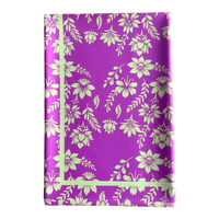 Canga Praia Brasil | Pareo Fuchsia Flores Amarelas 145x100cm - GRINE