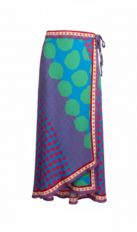 Top Lila con Corazones Naranjas 