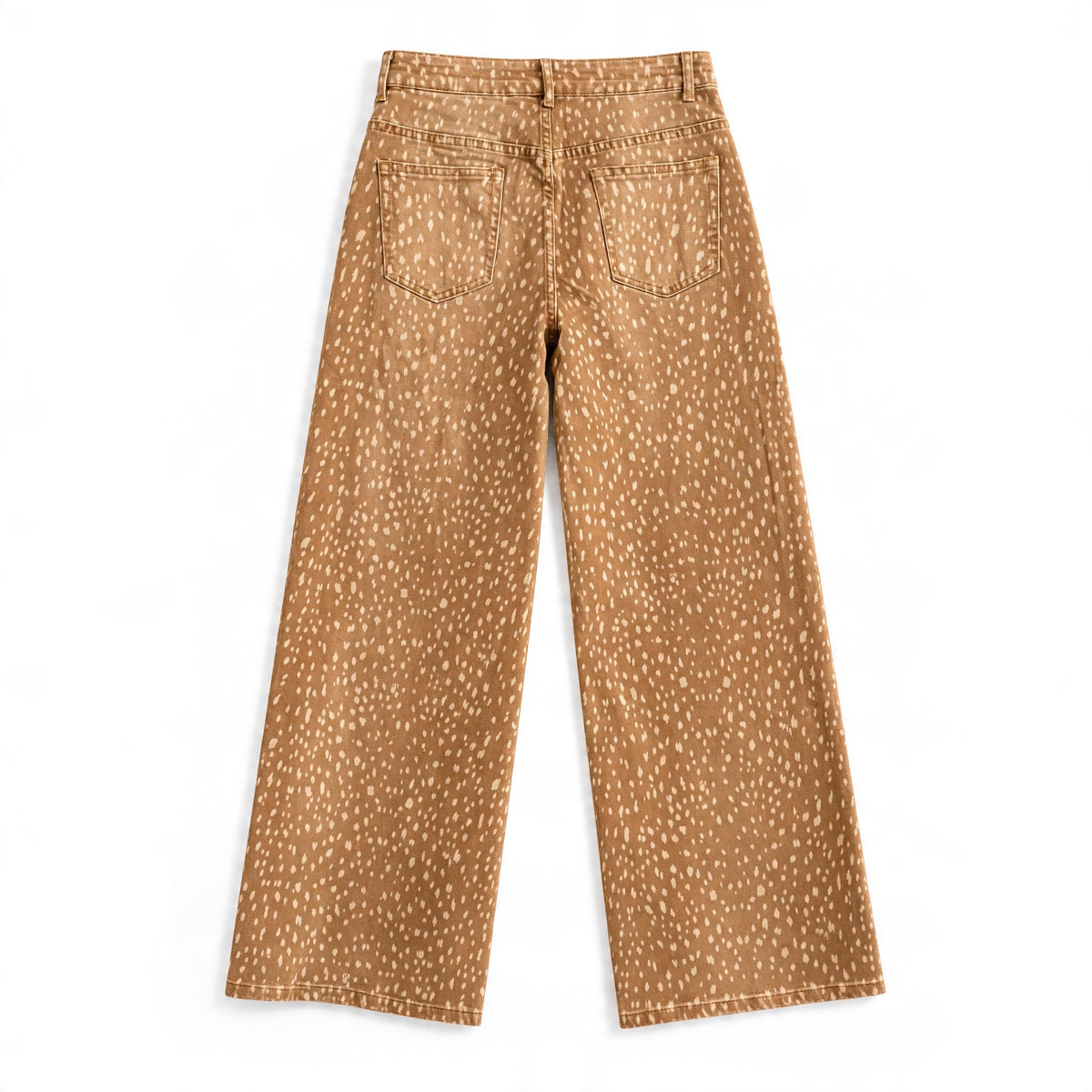 Casaco Curto de Estilo Militar Estampado Bambi – Camel