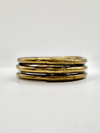 Pulseira Lisa Dourado Velho