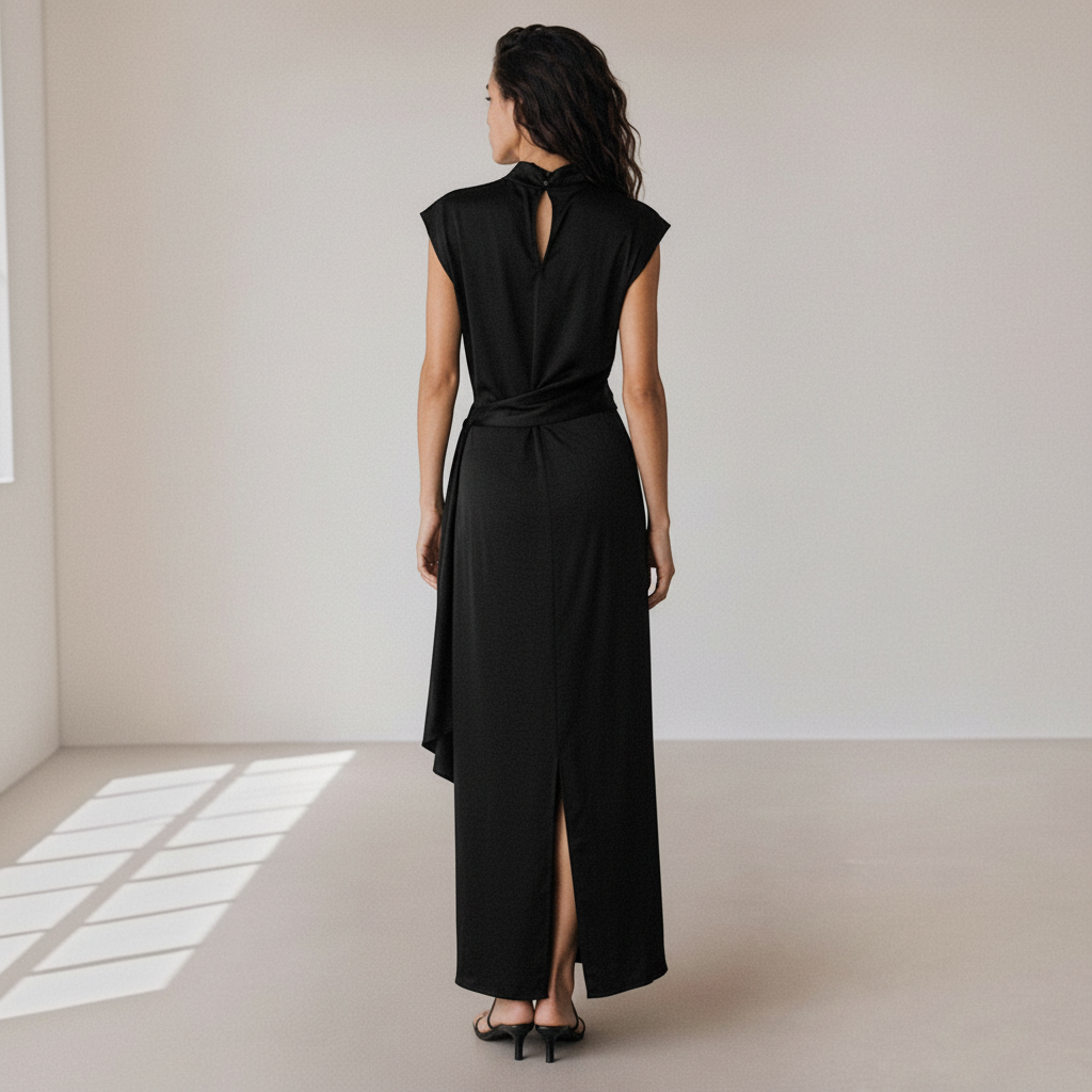 Vestido Longo Acetinado | Matilde