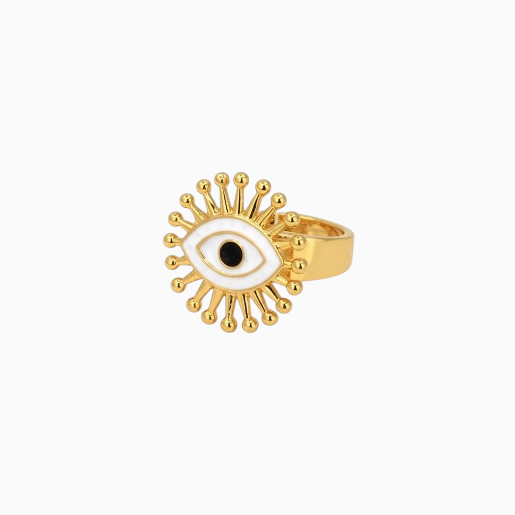 Anel Olho Místico Dourado - GRINE