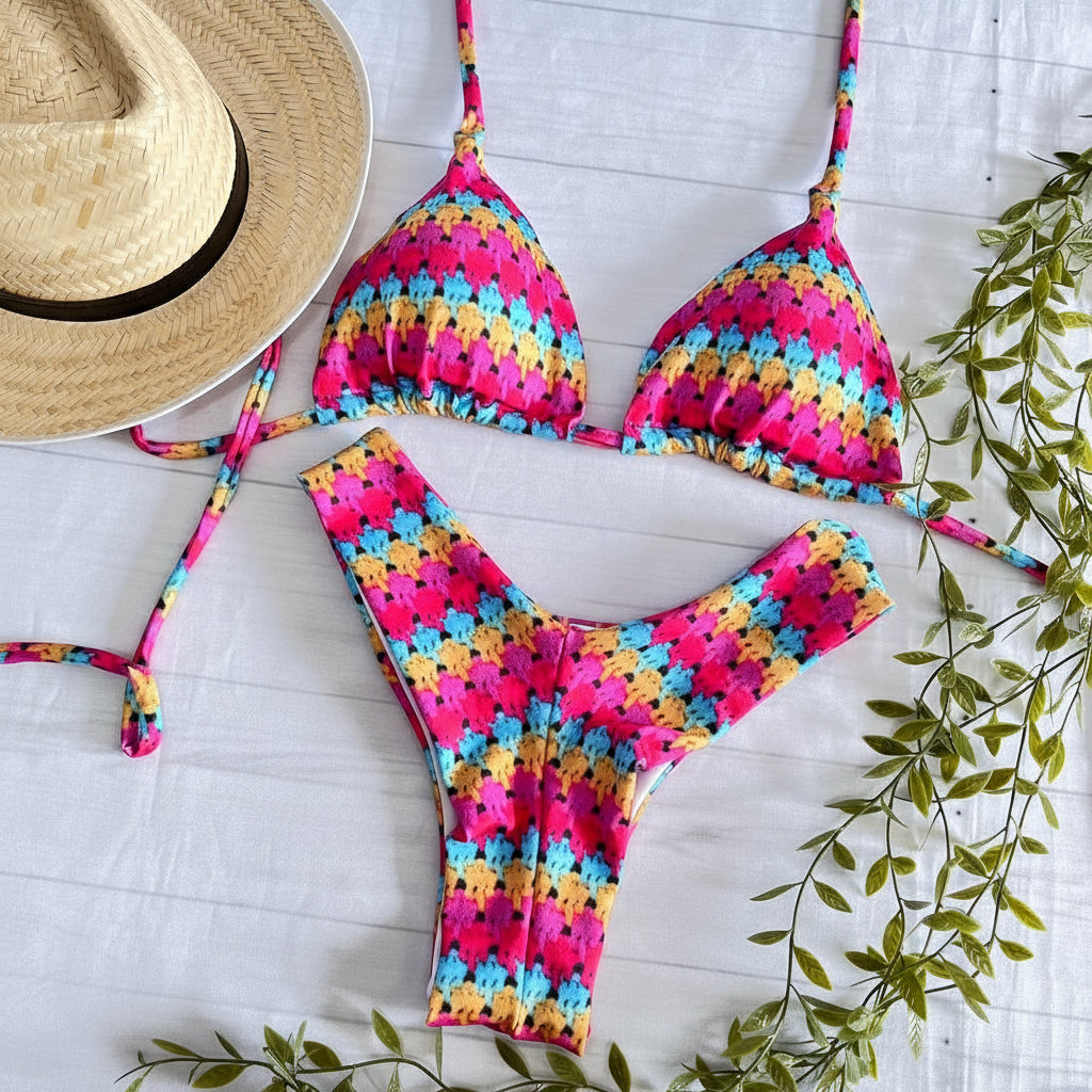 Biquíni Art | Cortininha & Asa Delta | GRINE BEACHWEAR