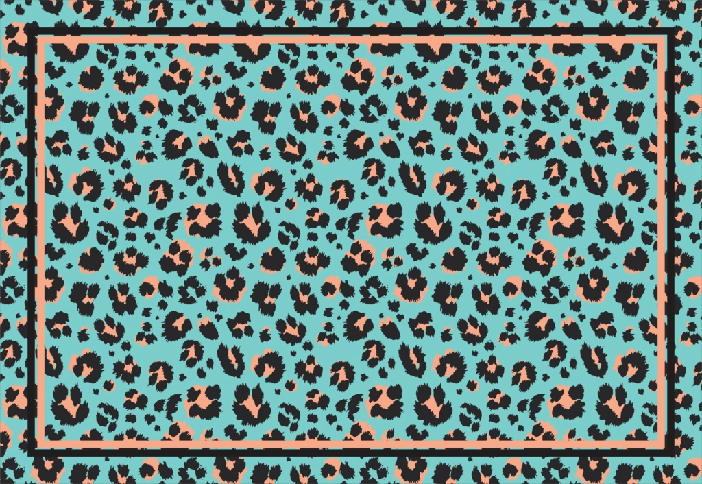 Canga Praia Brasil | Pareo Azul Animal Print 145x100cm