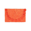 Clutch de palha com pompons - Grine Store | Bijuterias