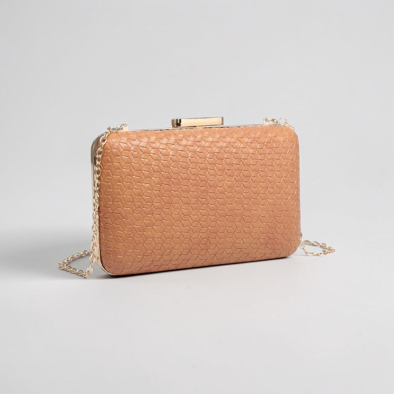 Clutch de Tiracolo, padrão com textura - Grine Store | Bijuterias