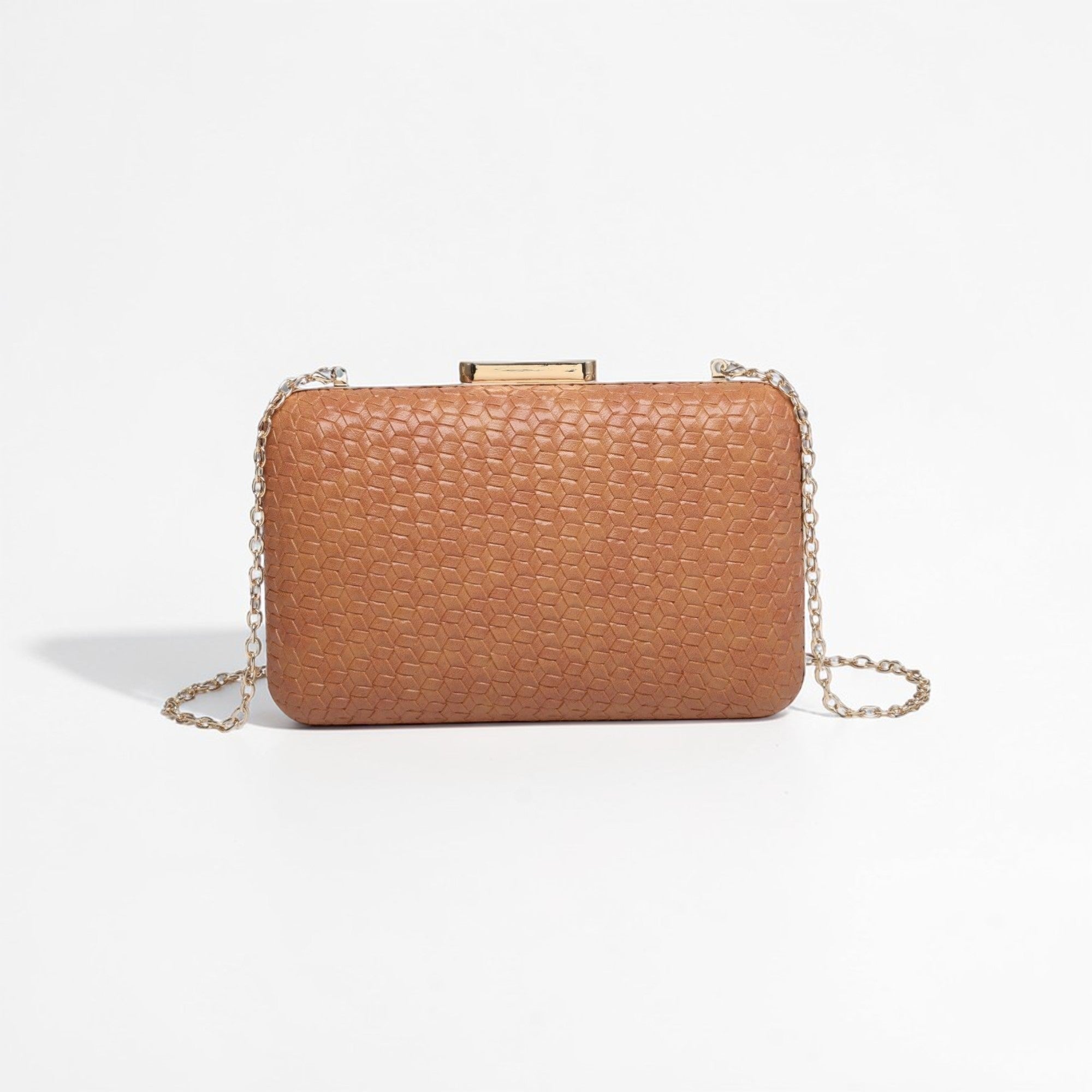 Clutch de Tiracolo, padrão com textura - Grine Store | Bijuterias