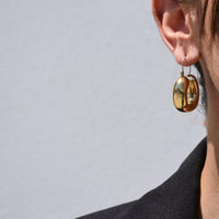 Classic Steel Earrings "Coração de Viana"