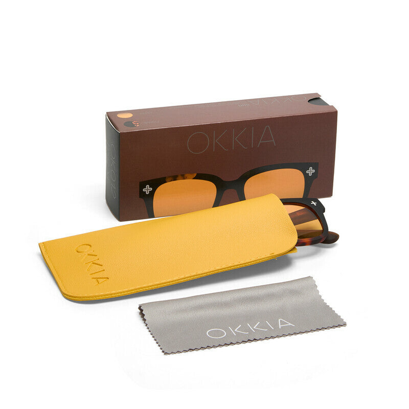 GIOVANNI: Óculos de Sol - Havana Black - OKKIA