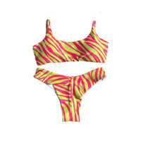 Biquíni Zebra Rosa | Top & Asa Delta | GRINE BEACHWEAR - GRINE