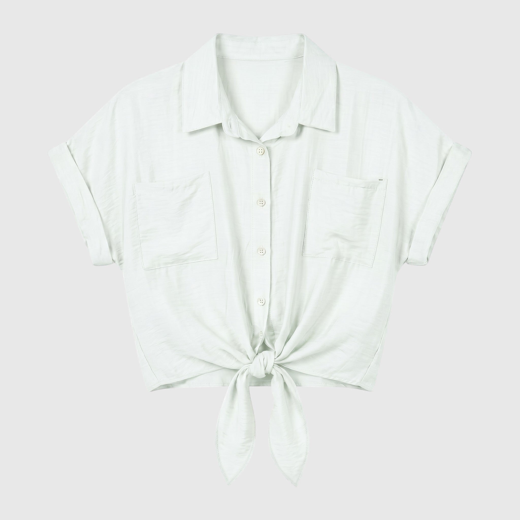 Camisa de Manga Curta com Nó - GRINE