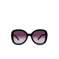 Óculos de sol femininos GRINE OKKIA ANNA com armação preta em acetato e lentes degradê polarizadas com proteção UV400