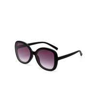 Óculos de sol femininos GRINE OKKIA ANNA com armação preta em acetato e lentes degradê polarizadas